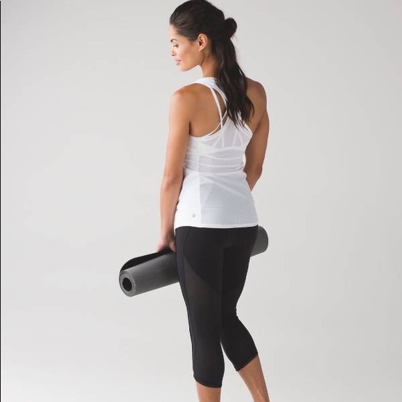 lululemon athletica Pants - Black lululemon deep breath crop